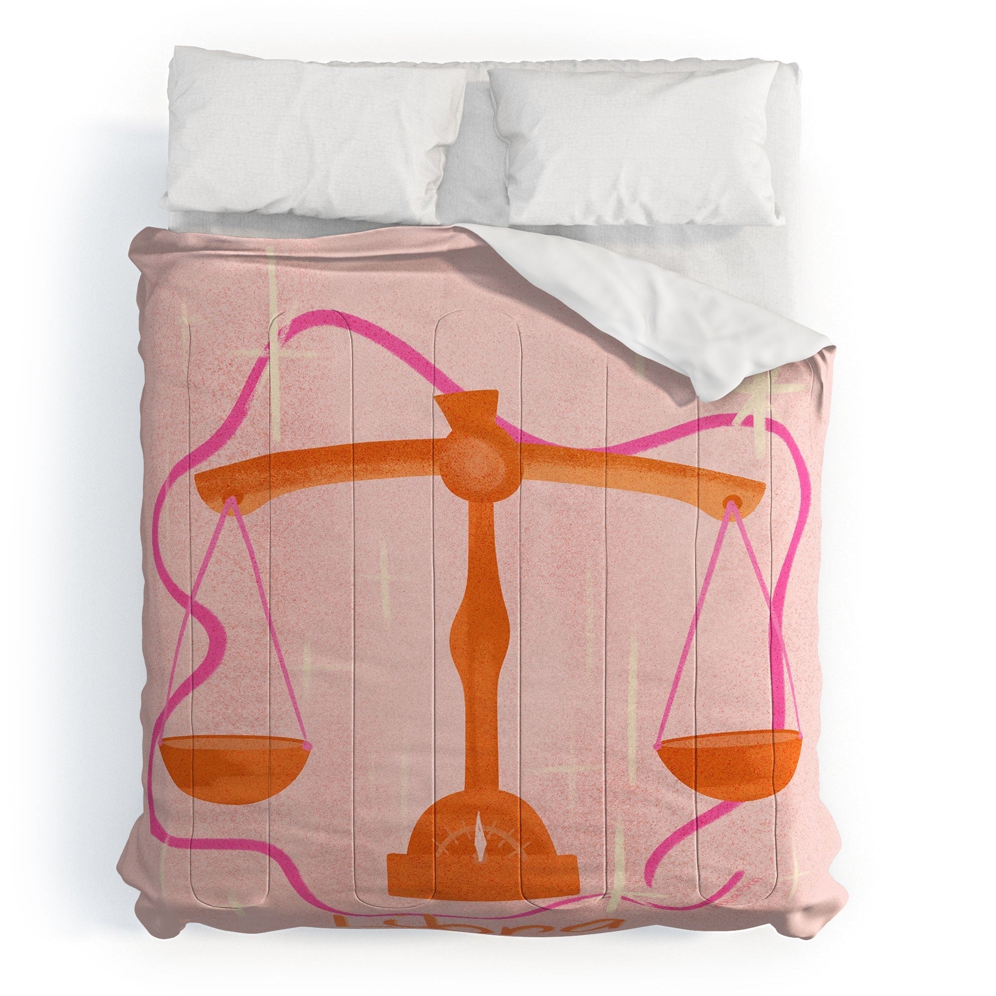 Little Om Zodiac Signs Libra Comforter