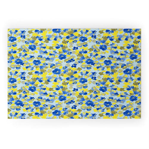 Gabriela Fuente Day Dreaming Watercolor Welcome Mat