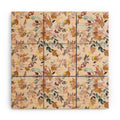 Ninola Design Botanic Retreat Floral Oleander Whimsical Soft Pink Wood Wall Mural