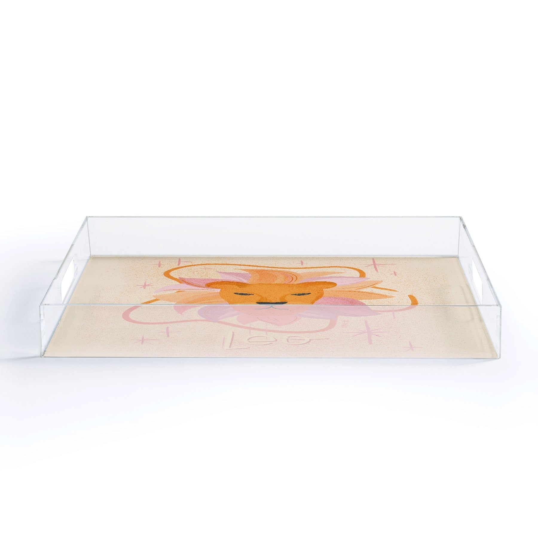 Little Om Zodiac Signs Leo Acrylic Tray