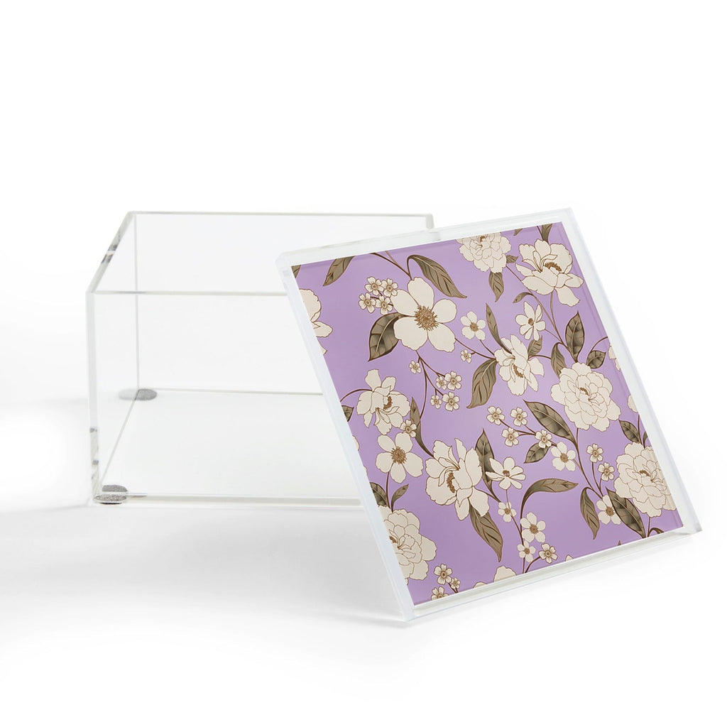 Gabriela Fuente Roberta lilac Acrylic Box