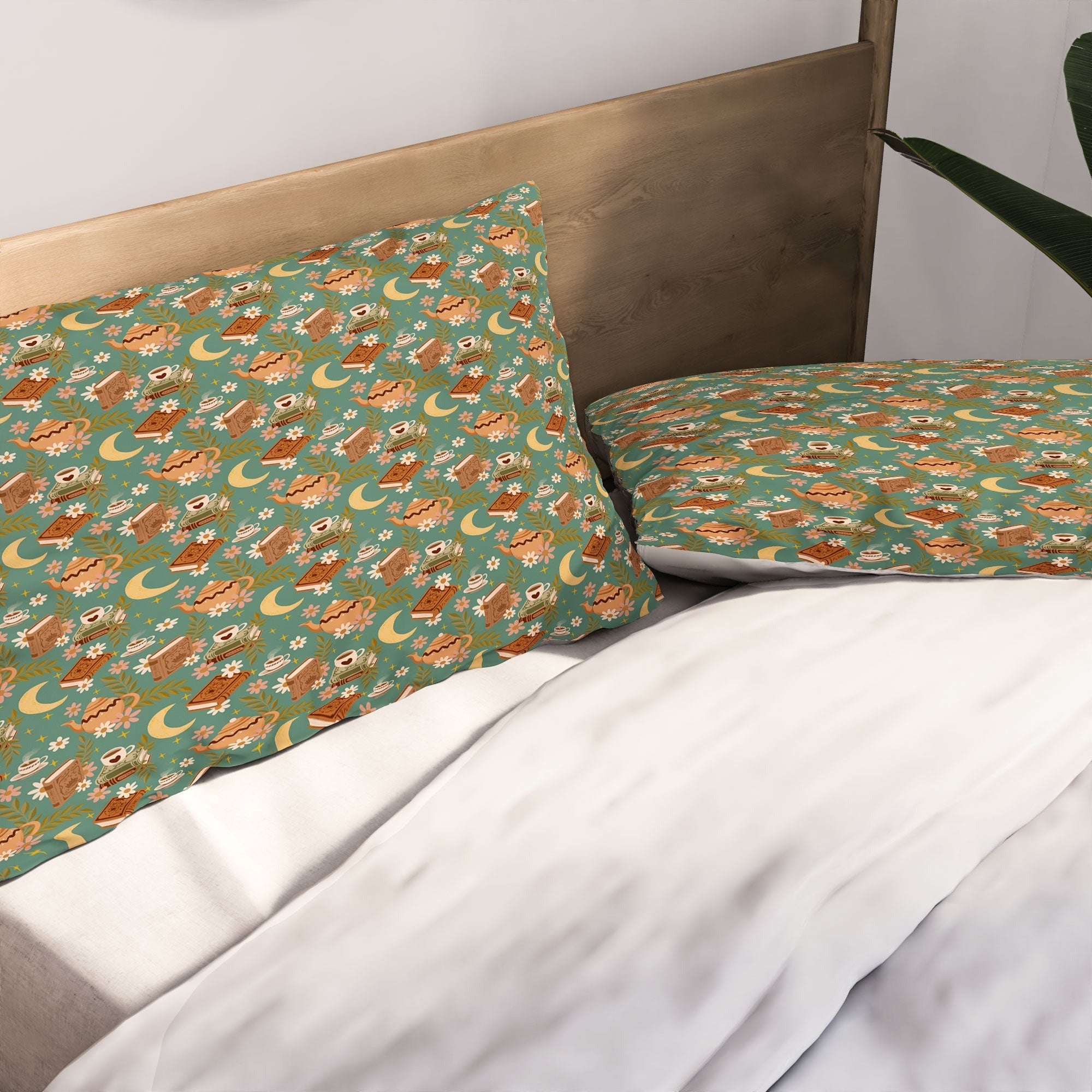 Avenie Moonlit Reading Nook I Pillow Shams