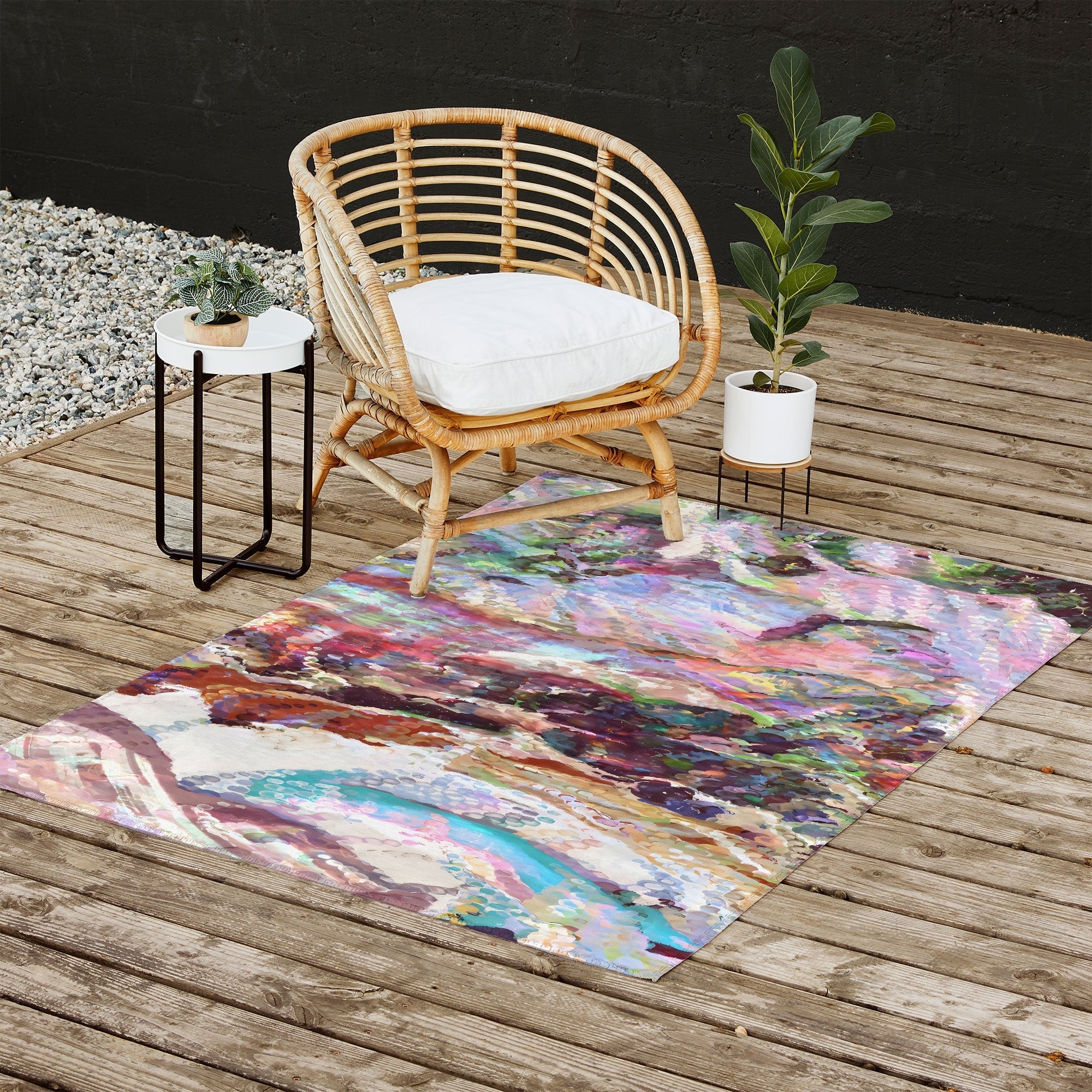 83 Oranges Sequin Haze Outdoor Rug