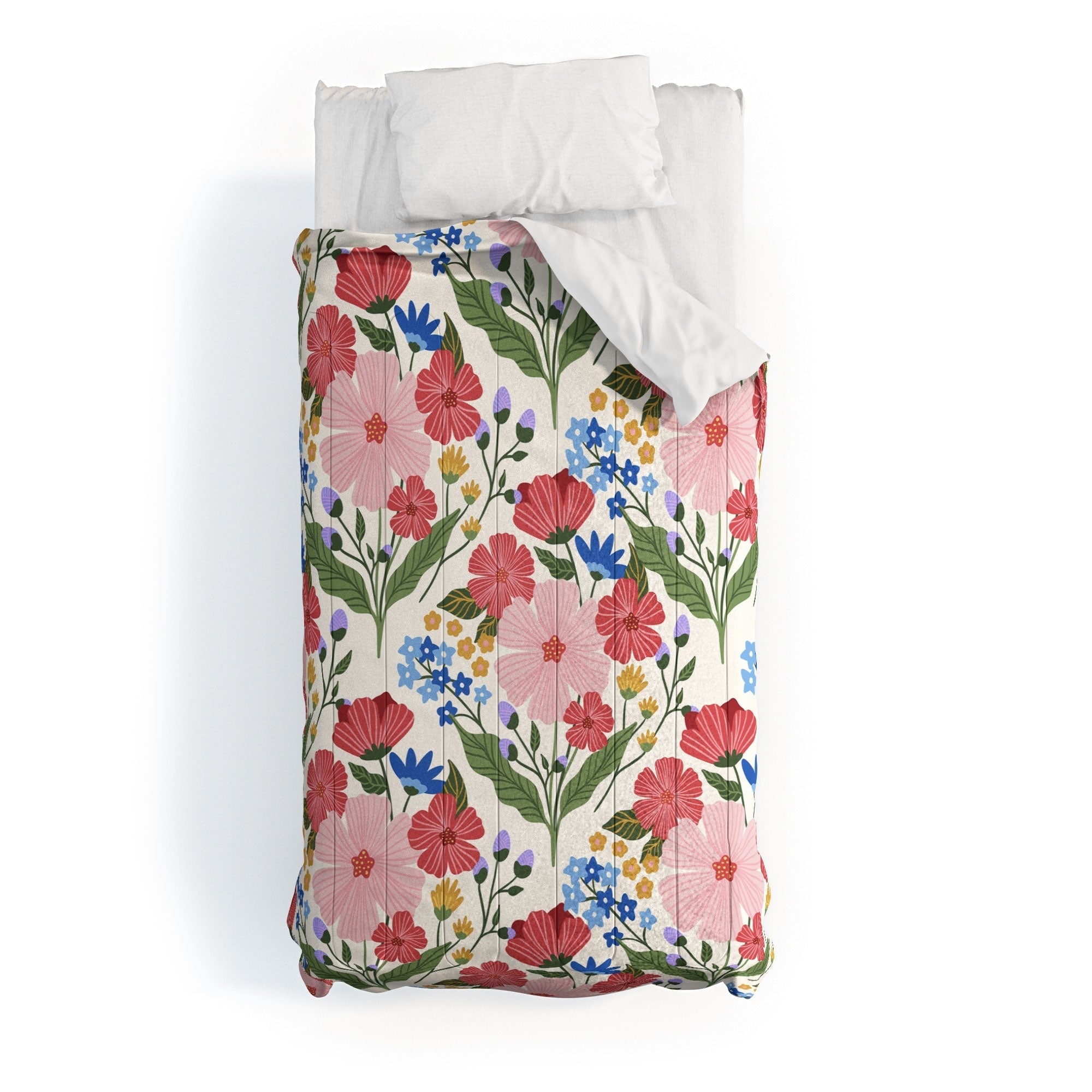 Design by Spark Wild Bloom Flowers Comforter