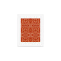 Mirimo Venexiana Burnt Orange Art Print