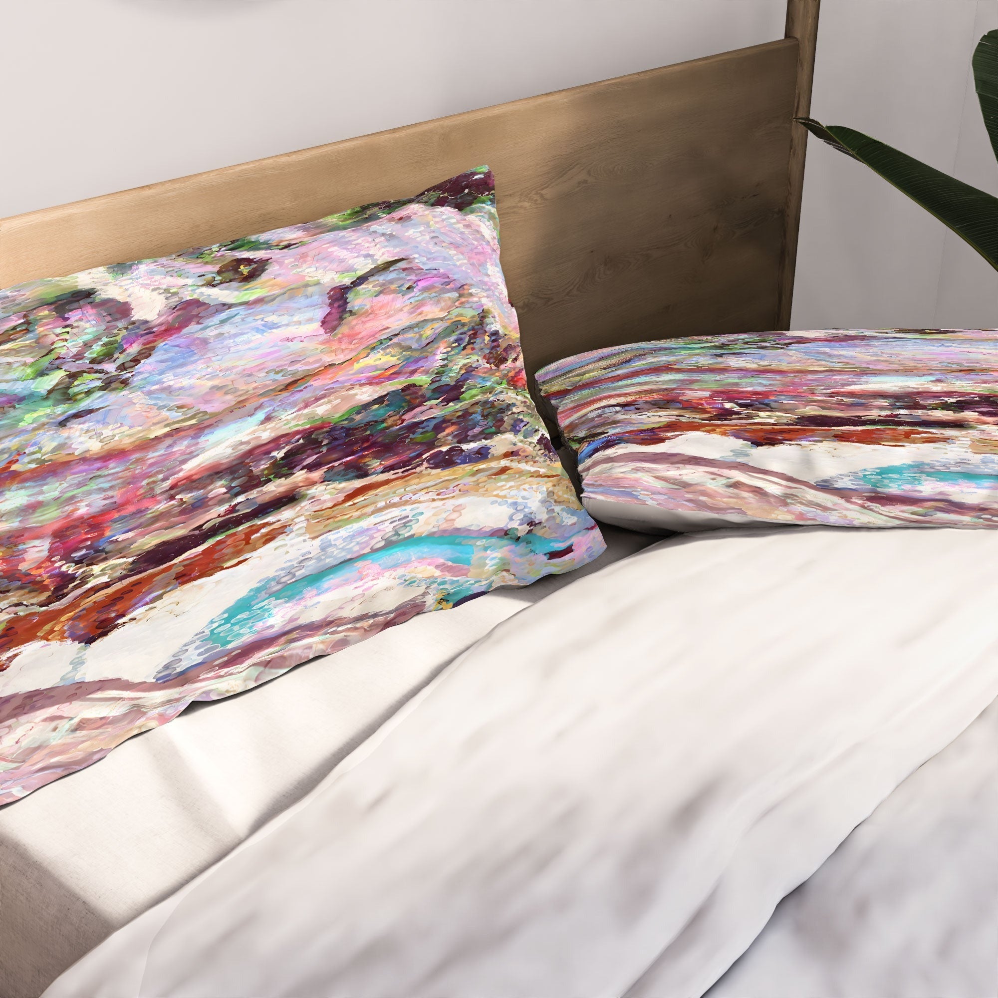 83 Oranges Sequin Haze Pillow Shams