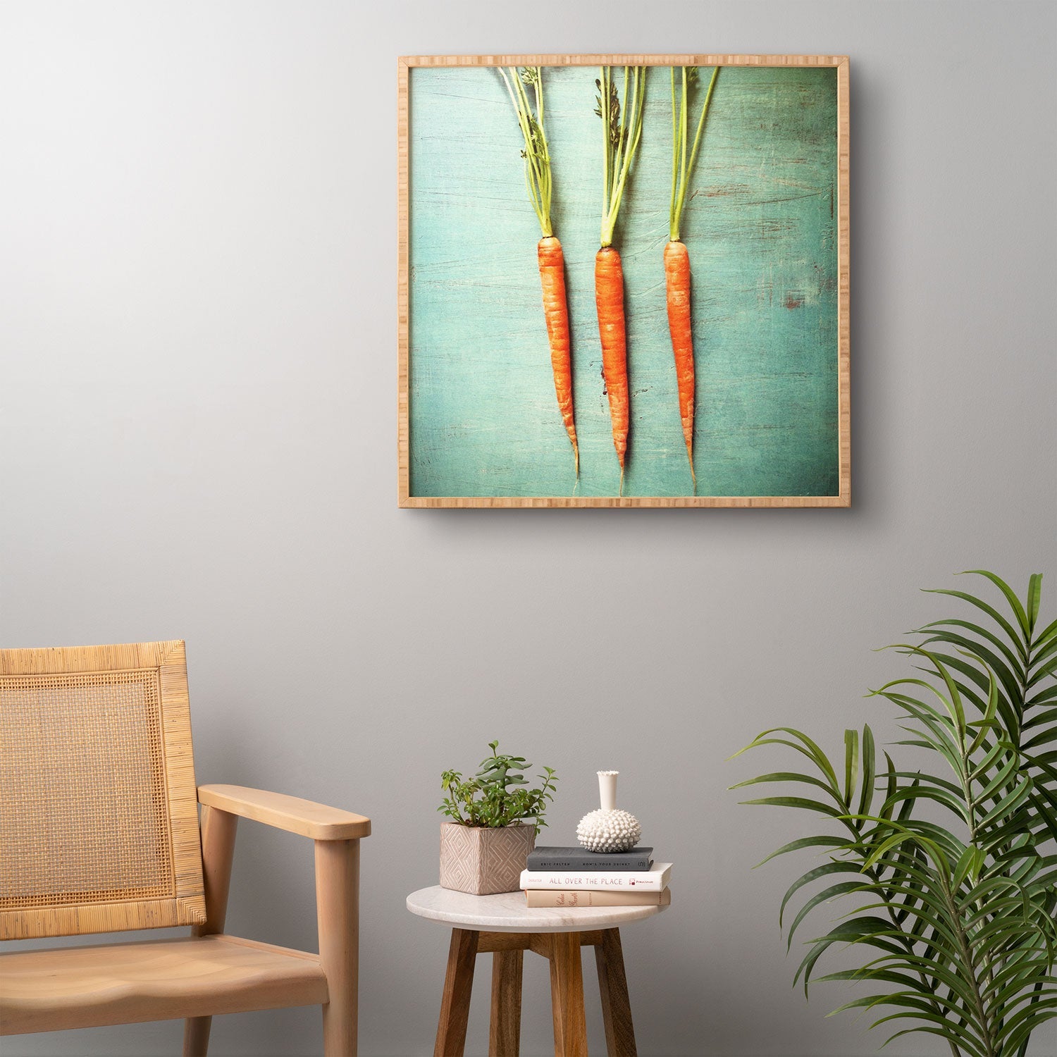 Olivia St Claire Eat Your Vegetables Framed Wall Art