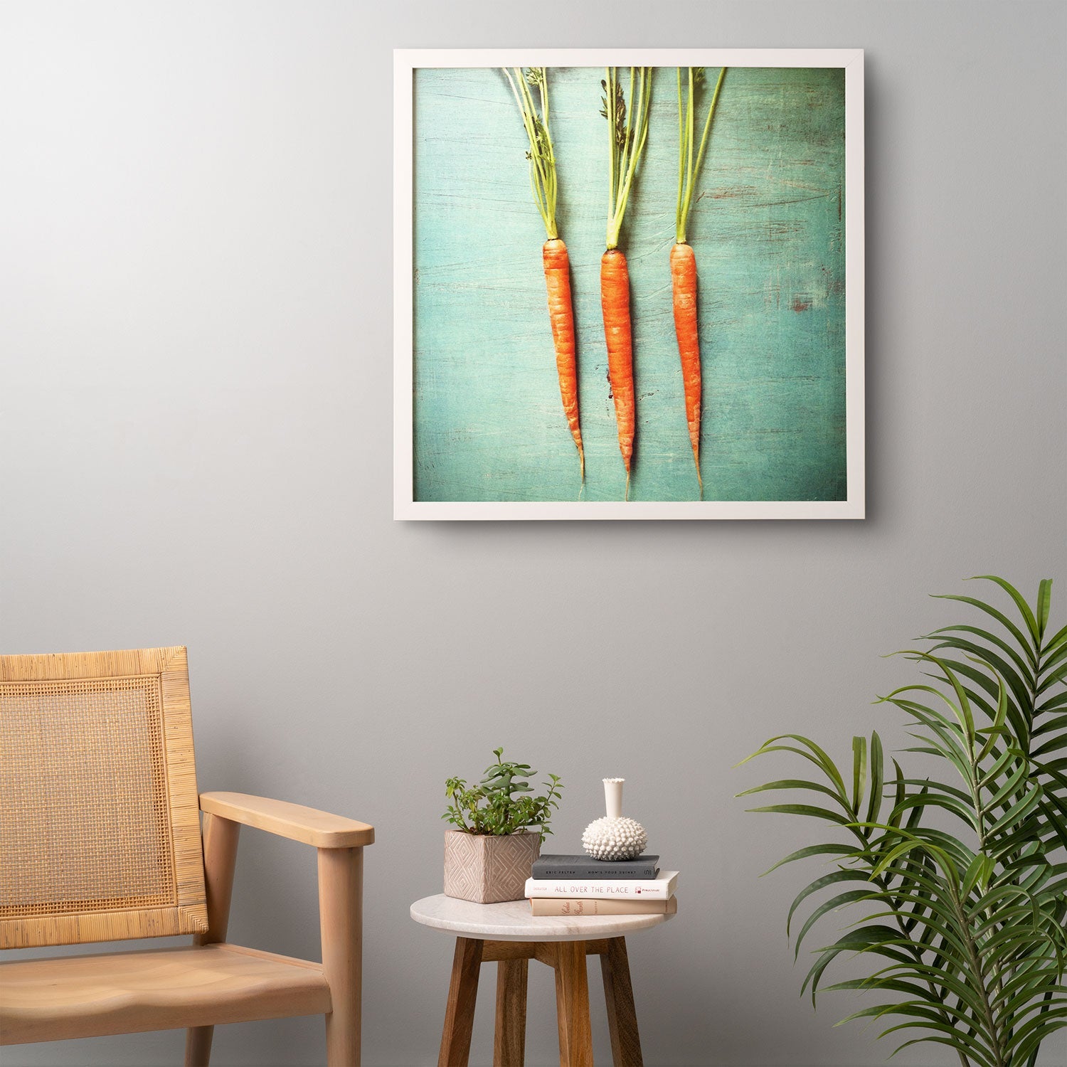 Olivia St Claire Eat Your Vegetables Framed Wall Art