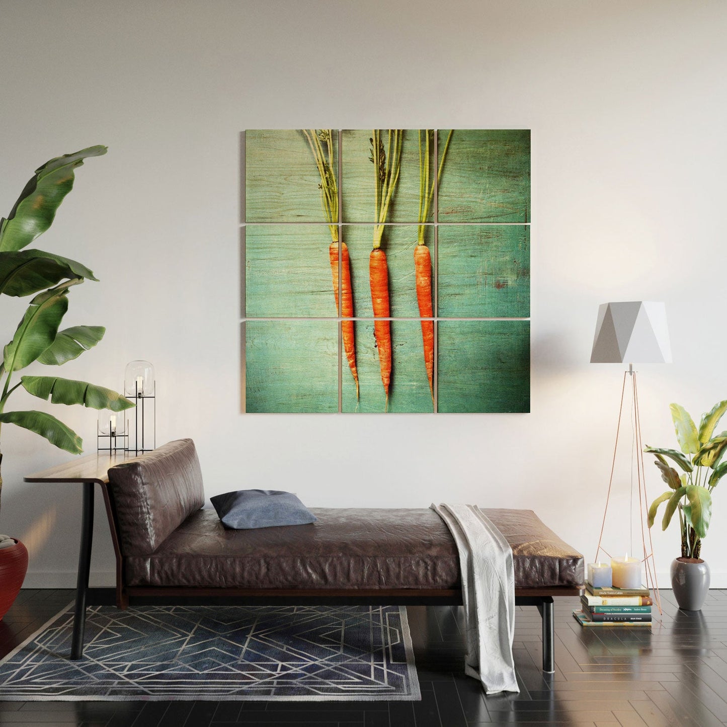 Olivia St Claire Eat Your Vegetables Wood Wall Mural
