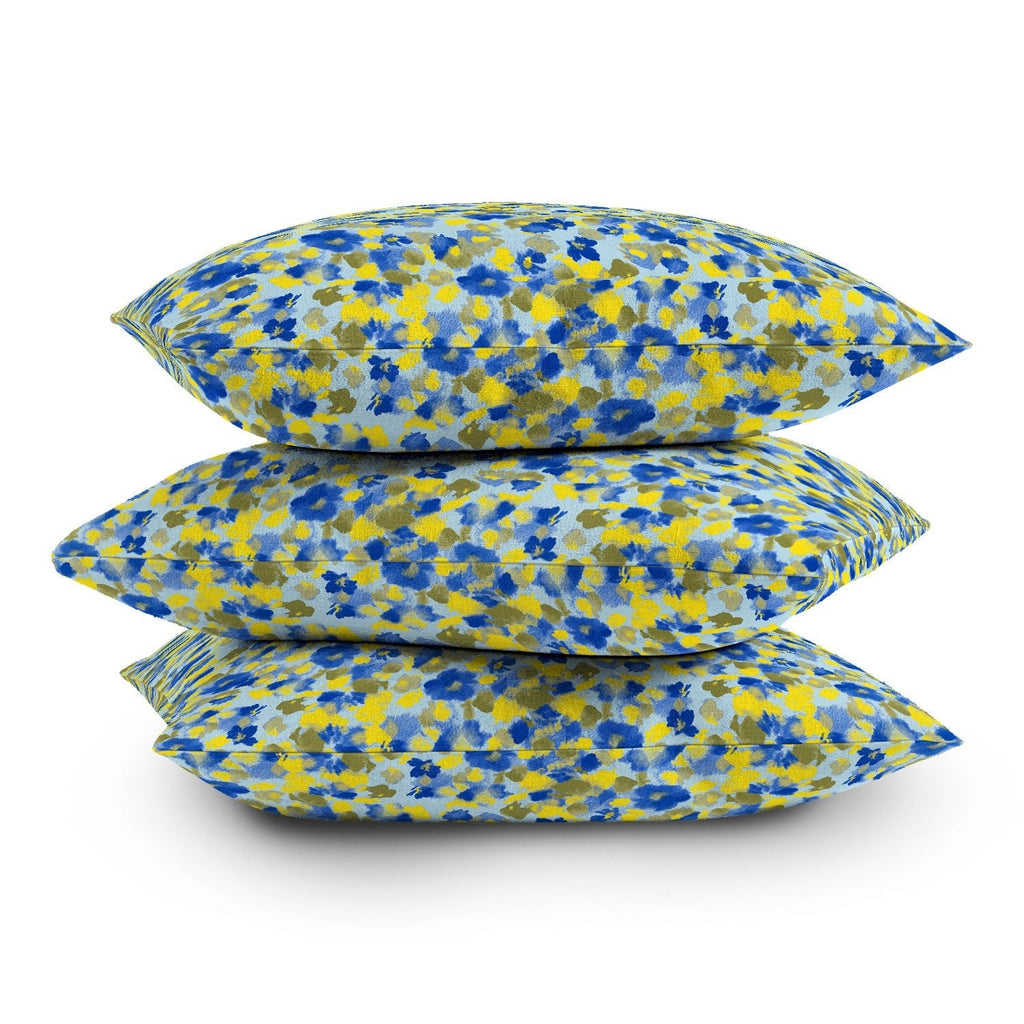 Gabriela Fuente Day Dreaming Watercolor Outdoor Throw Pillow