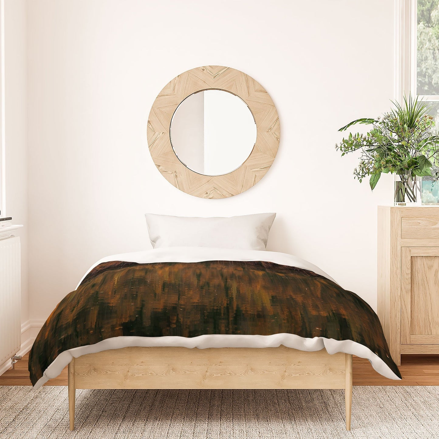 Hannah Kemp Fall Lake Duvet Cover