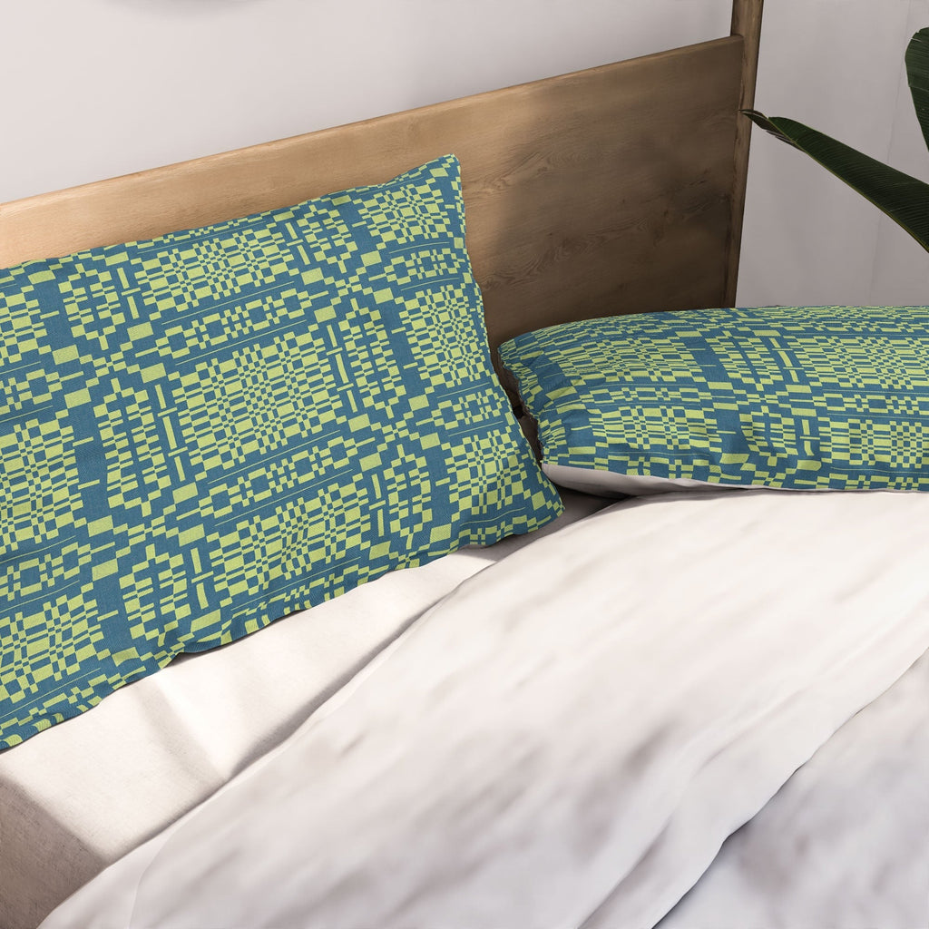 Marta Barragan Camarasa Nostalgic Grid Design Pillow Shams