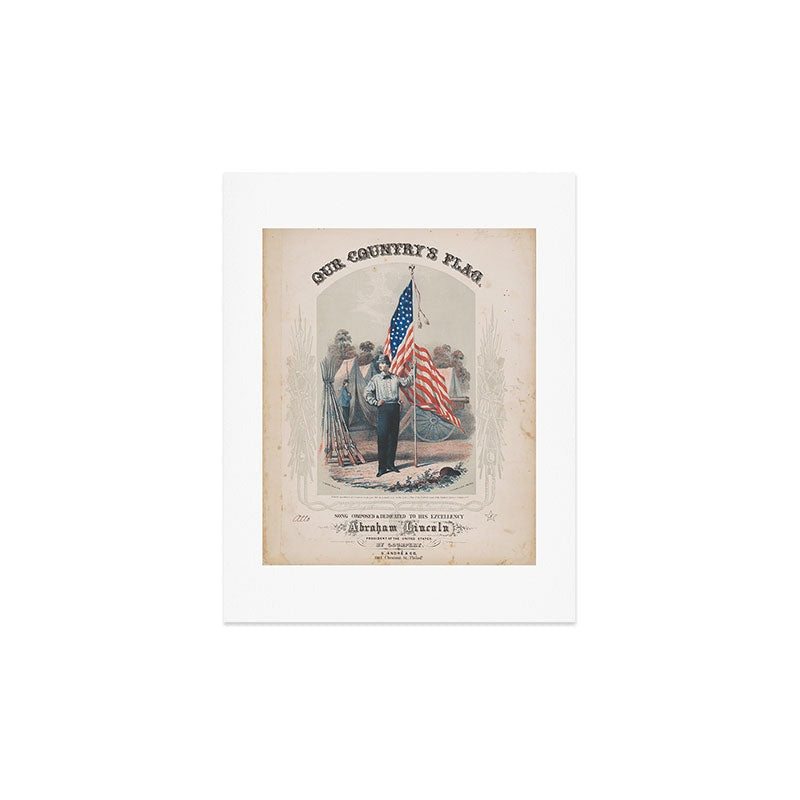 DENY Designs Our Country s Flag Art Print