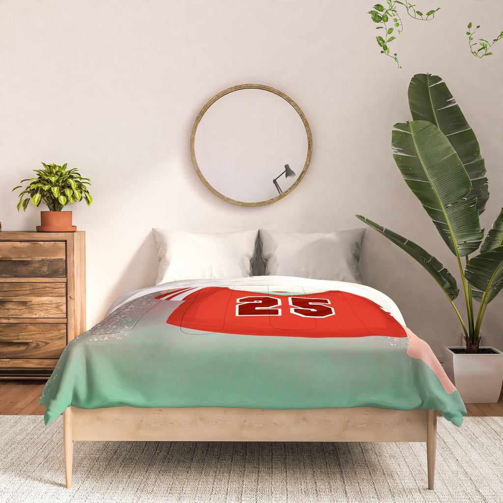 Design by Spark Sporty Football Santa Comforter