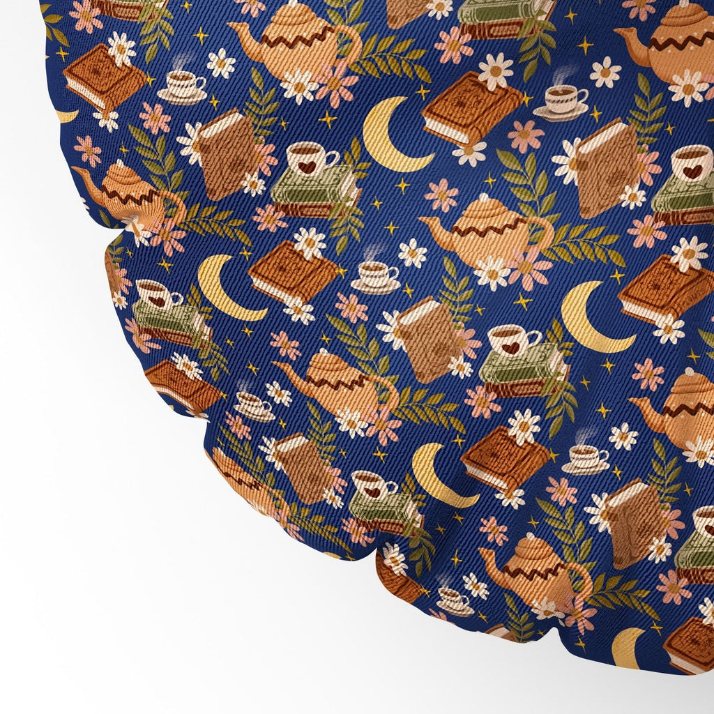Avenie Moonlit Reading Nook II Floor Pillow Round