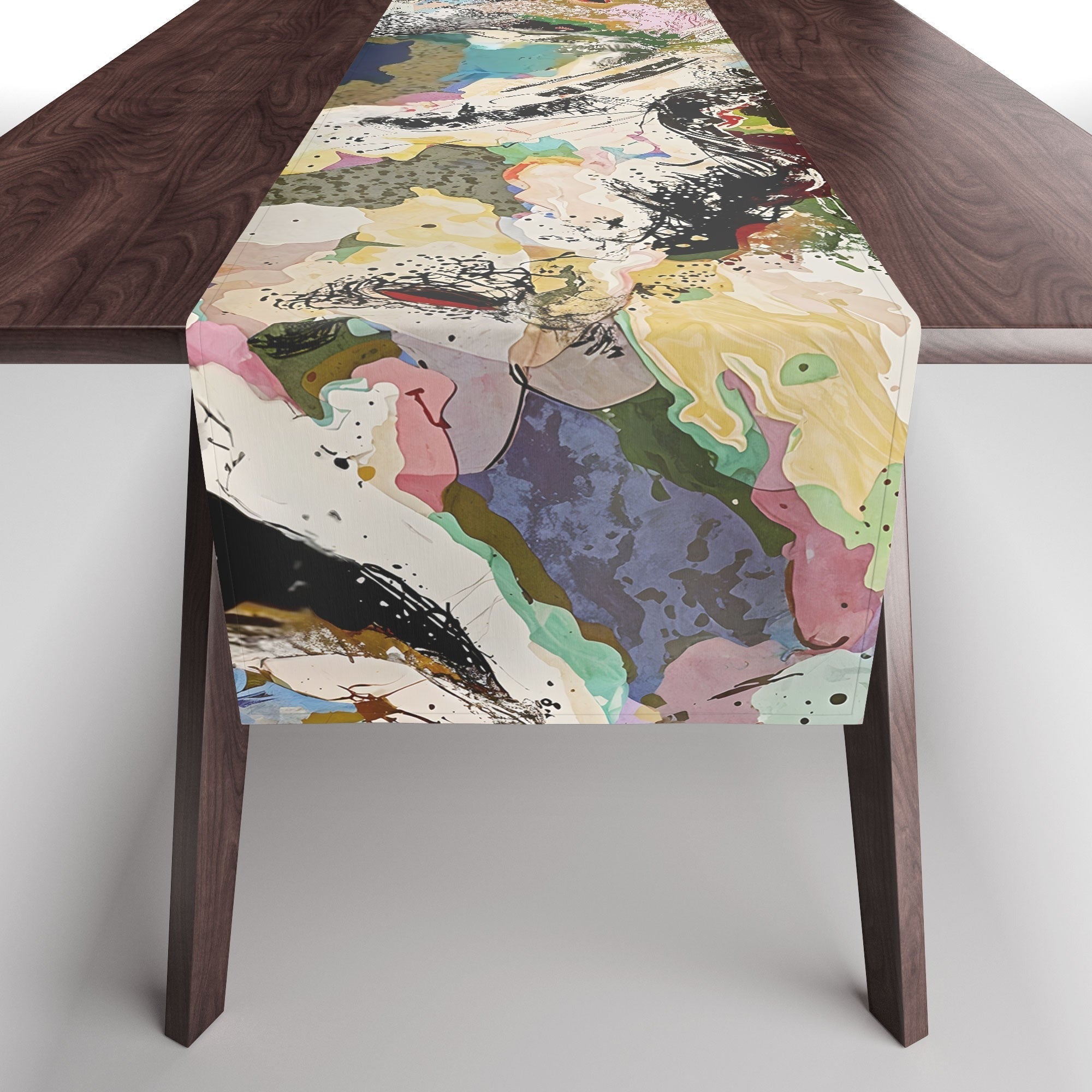 83 Oranges Echoes Beneath the Surface Table Runner