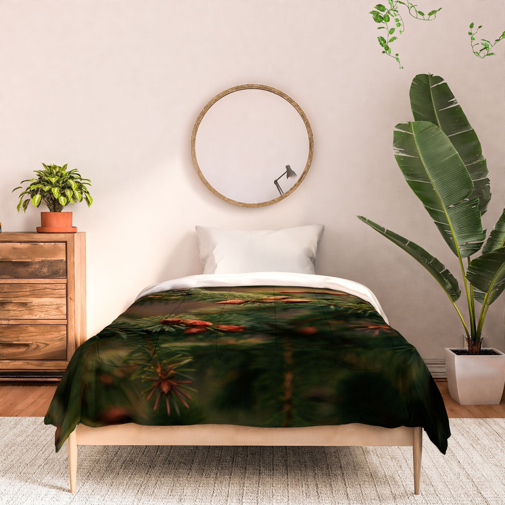 Hannah Kemp Spruce Tips Comforter