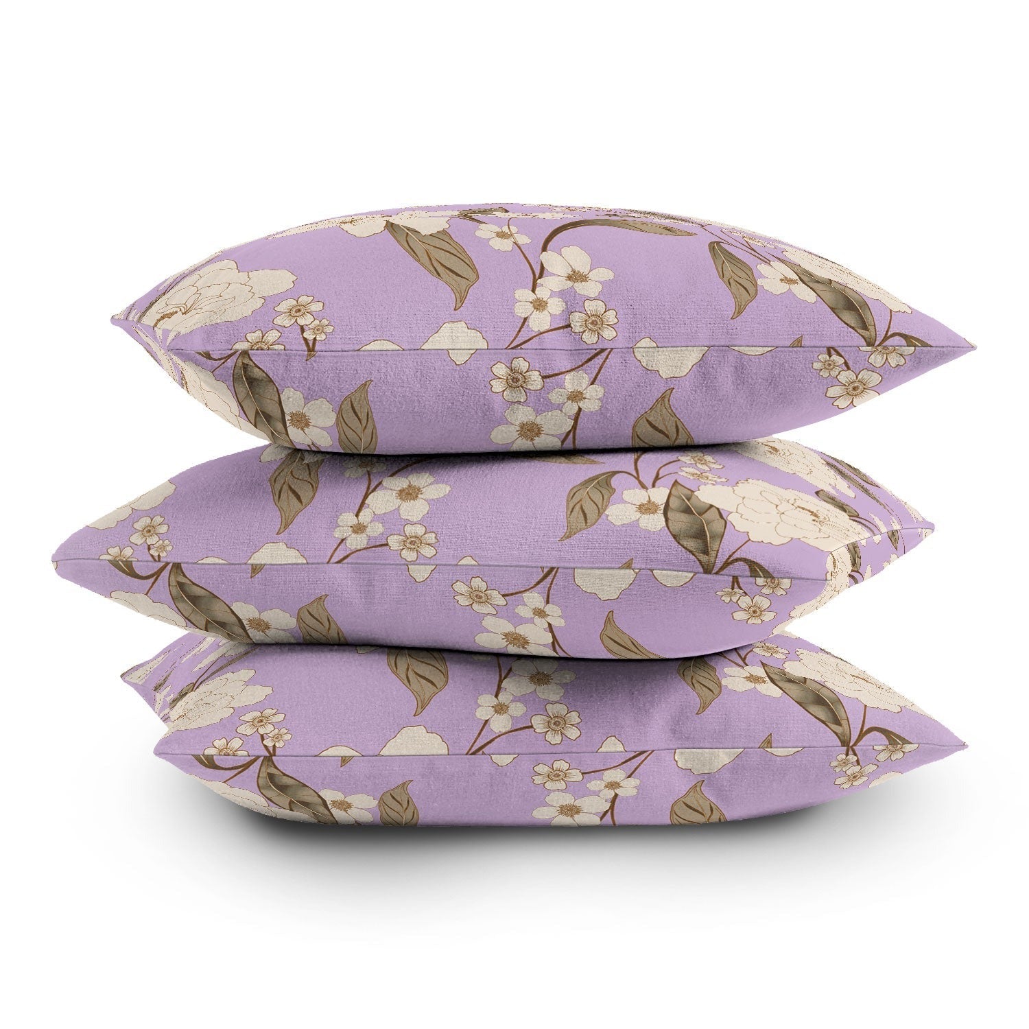 Gabriela Fuente Roberta lilac Outdoor Throw Pillow