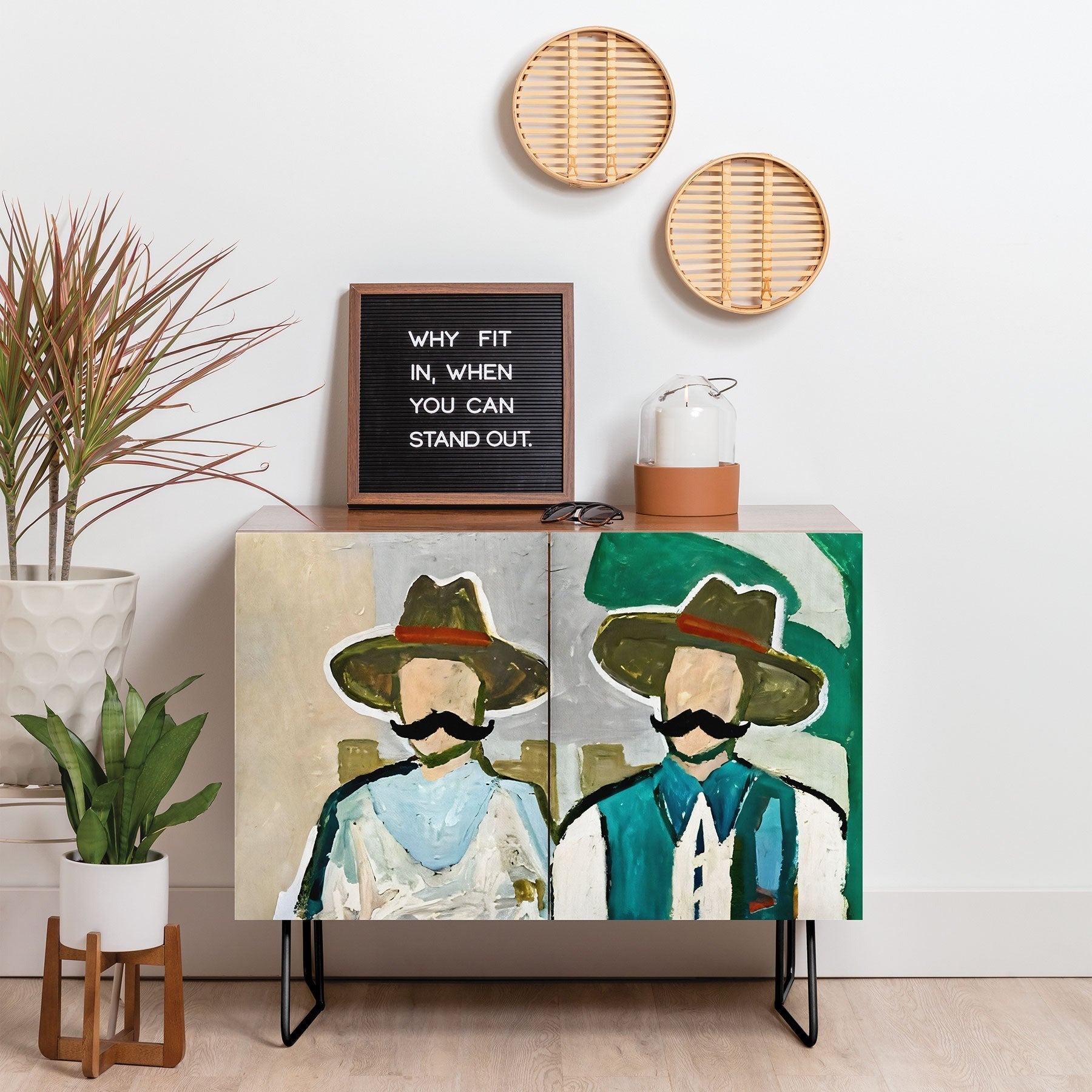 83 Oranges Side By Side Cowboy Edition Credenza