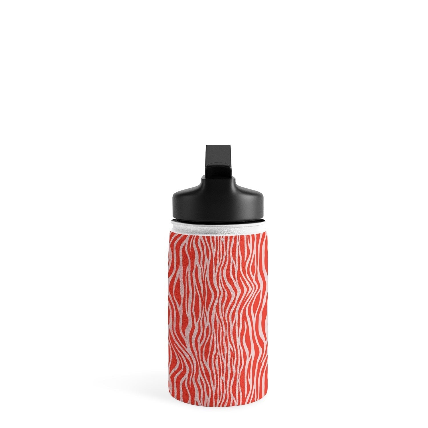 Avenie BR Red Zebra Stripe Water Bottle