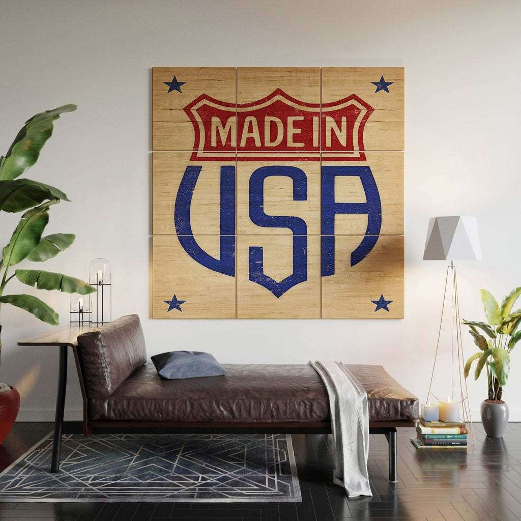 DENY Designs Made in USA Wood Wall Mural
