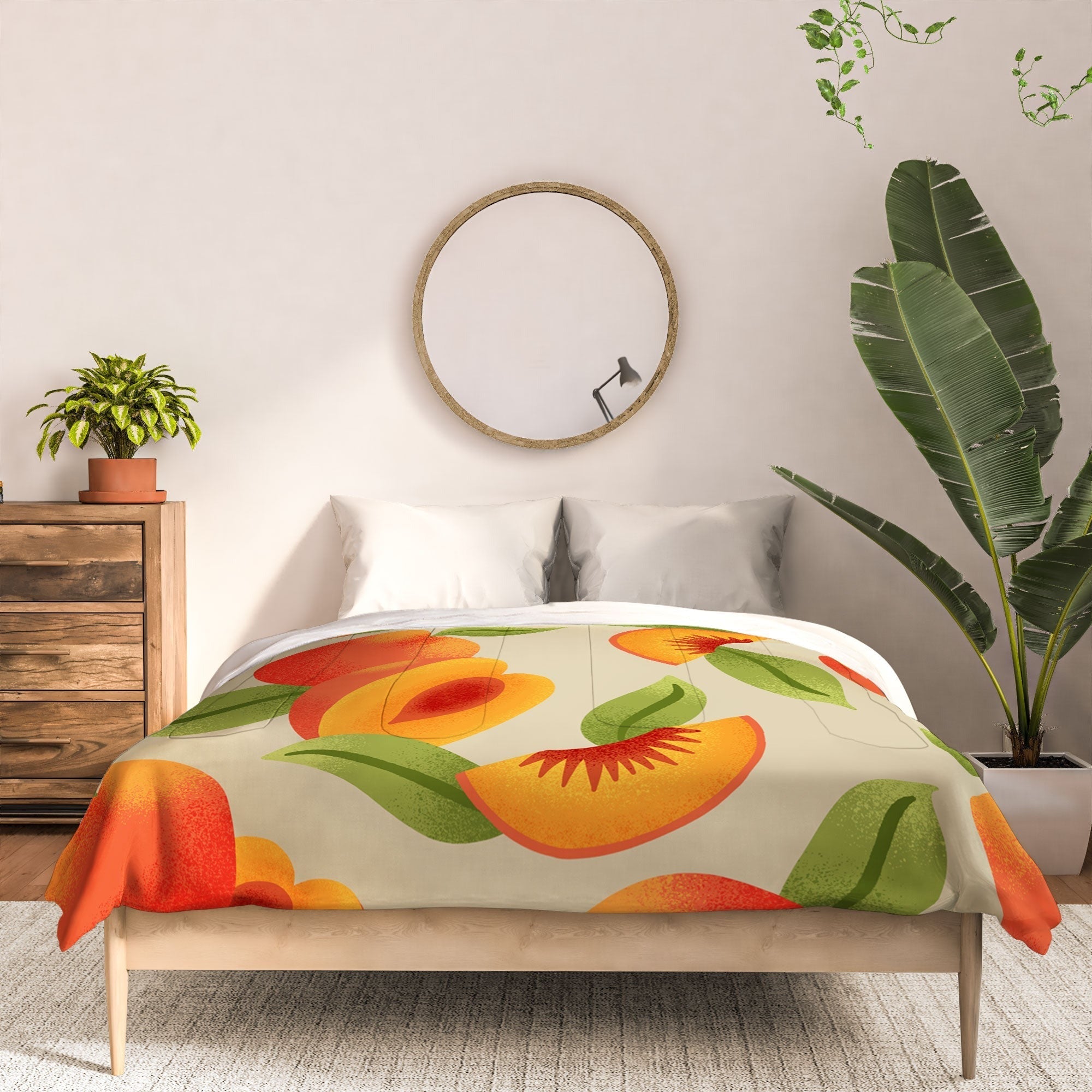 Jessica Molina Peach Pattern Comforter