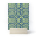 Marta Barragan Camarasa Nostalgic Grid Design Mini Art Print