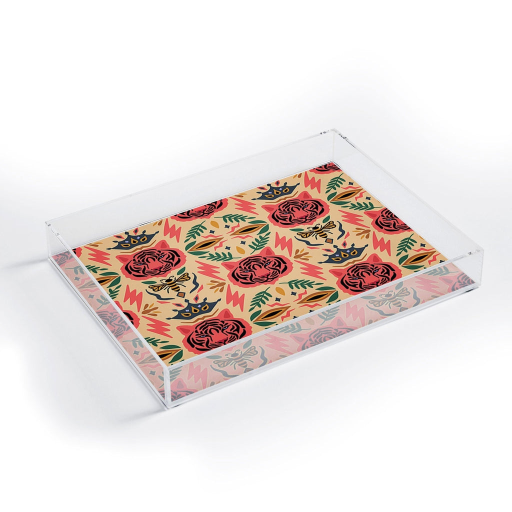 Design by Spark Tigress Queen Bee Acrylic Tray