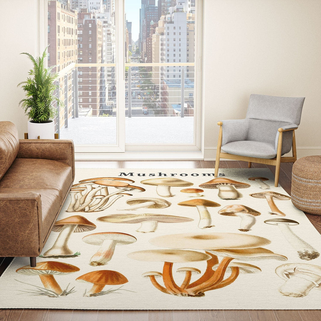 Gal Design Mushrooms Collection Area Rug