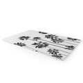 Gal Design Black And White Palms Area Rug