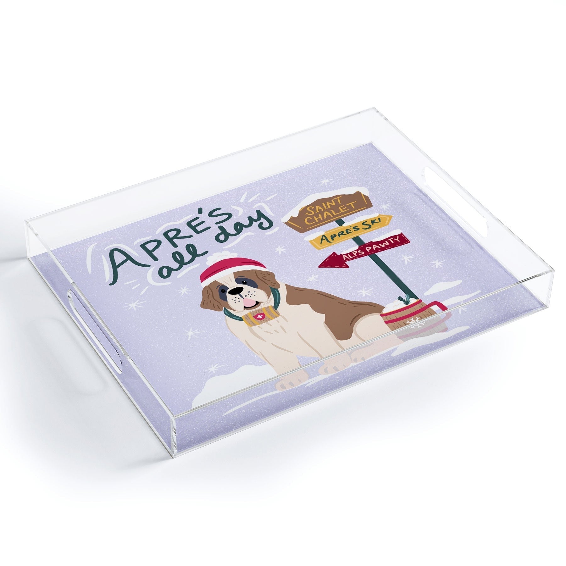 Design by Spark St Bernard Apres All Day Acrylic Tray