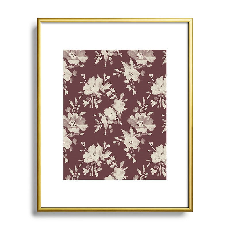 Marta Barragan Camarasa Antique Petal Romance Metal Framed Art Print