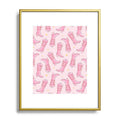 Love_Ryming Stars and Boots Metal Framed Art Print