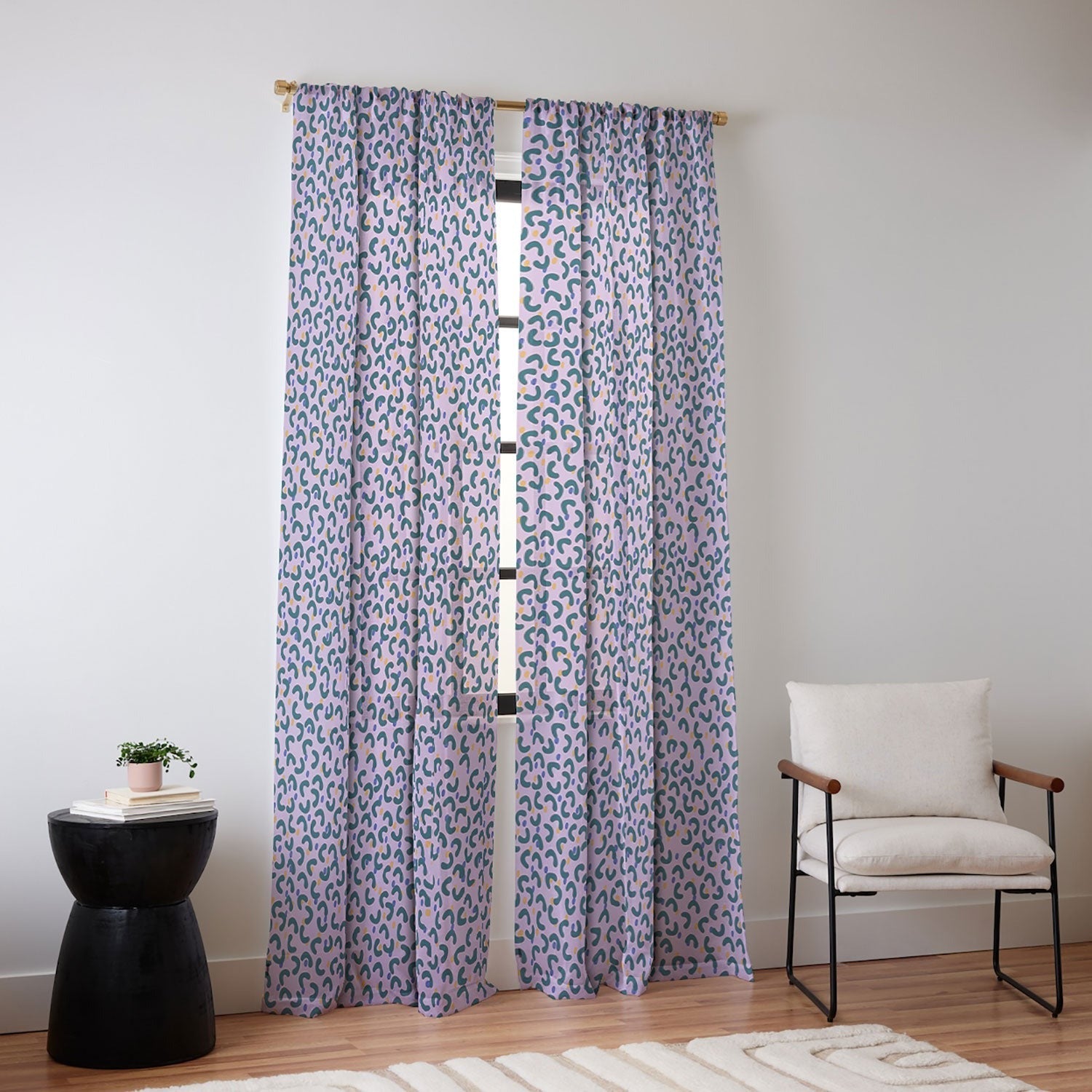 Camilla Foss Pebbles Mix Sheer Window Curtain