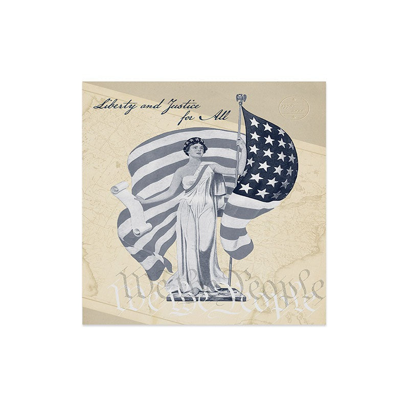DENY Designs Liberty and Justice Woman Art Print