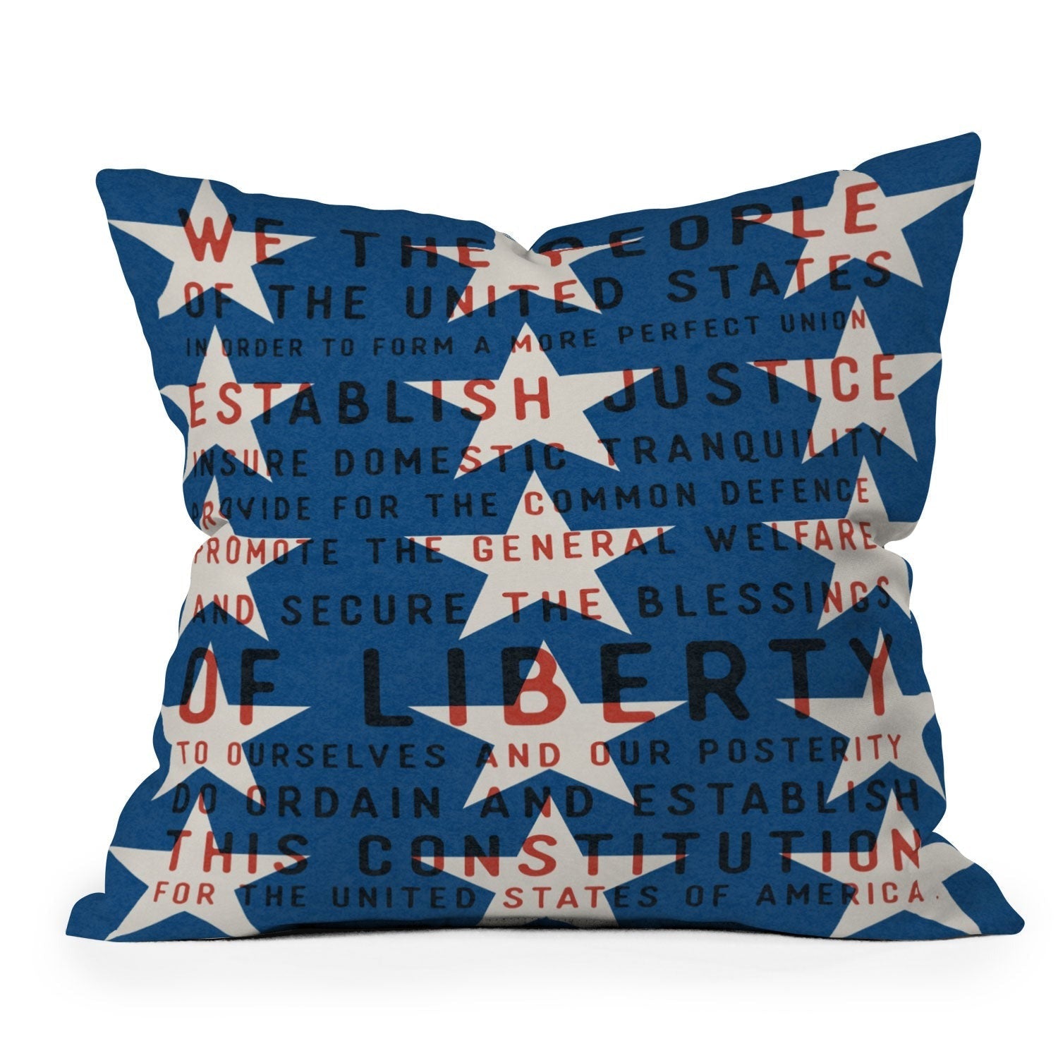 DENY Designs Starred Preamble Outdoor Throw Pillow
