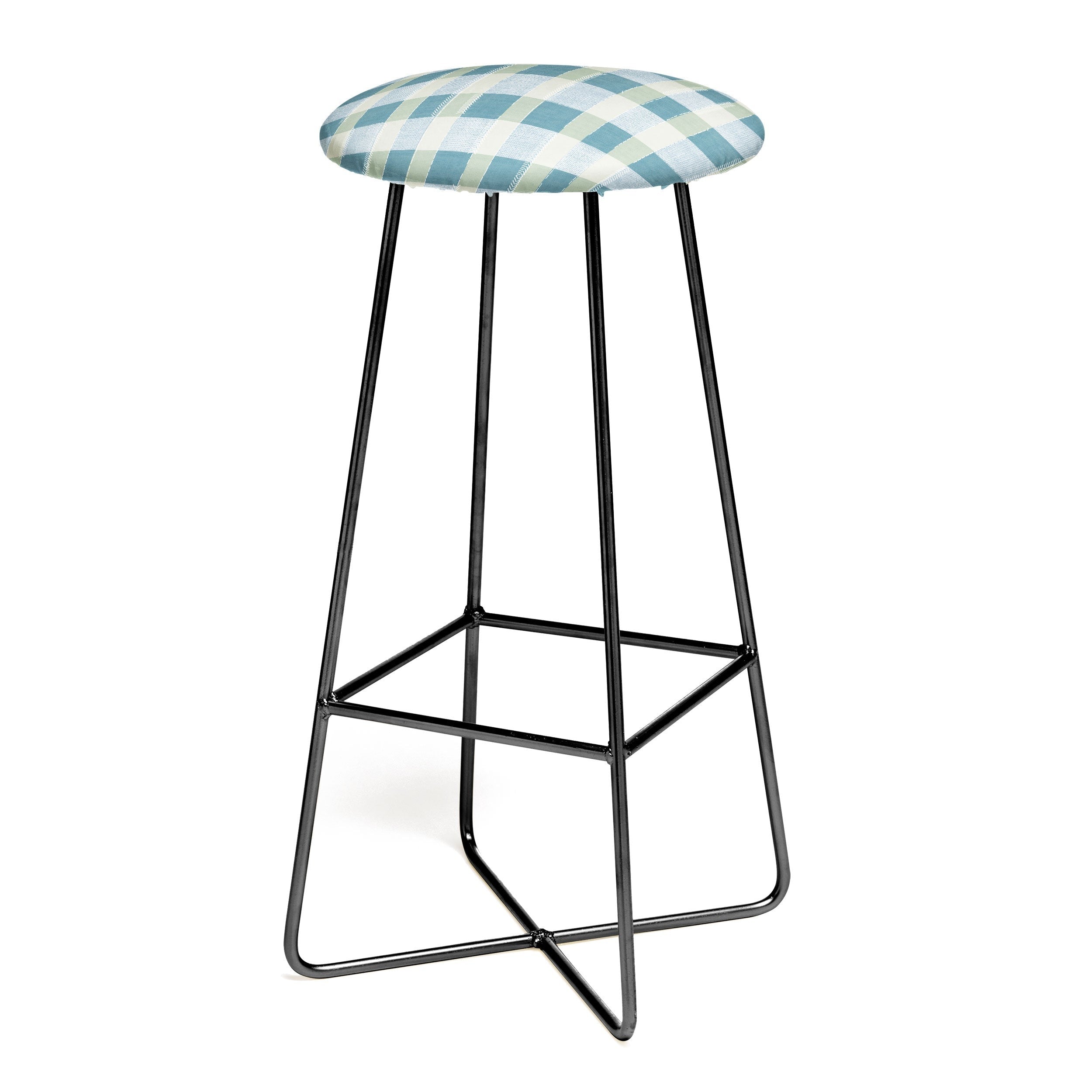 Marta Barragan Camarasa Country Style Checks Bar Stool
