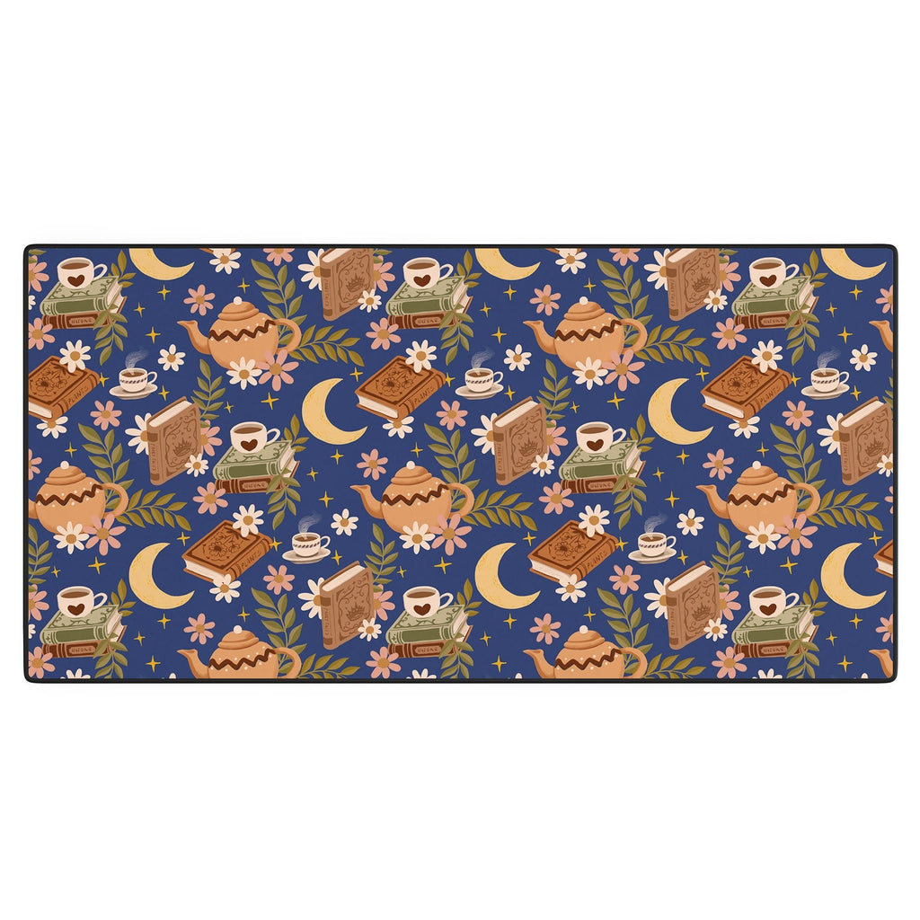 Avenie Moonlit Reading Nook II Desk Mat