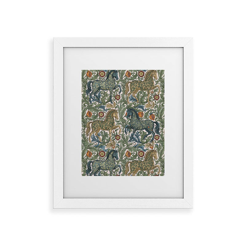 Marta Barragan Camarasa Renaissance Horse Garden Framed Art Print