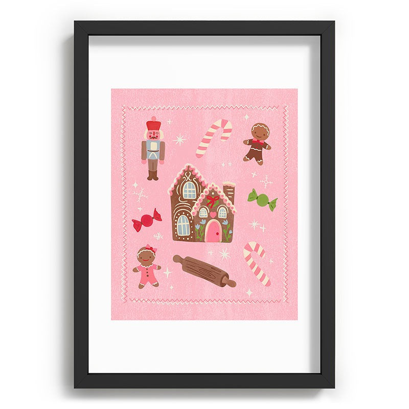 carriecantwell Sweet Christmas Holidays Recessed Framing Rectangle