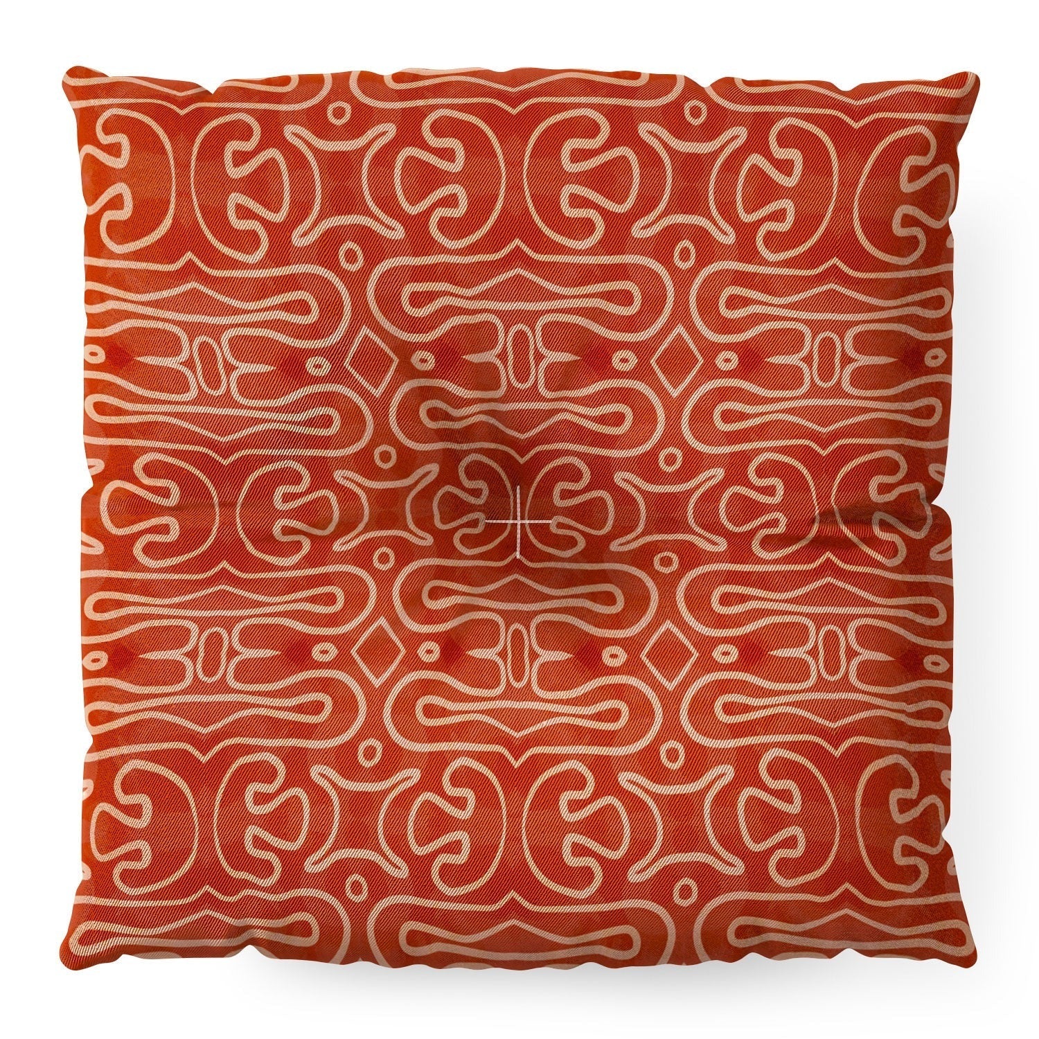 Mirimo Venexiana Burnt Orange Floor Pillow Square