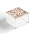 Ninola Design Botanic Retreat Floral Oleander Whimsical Soft Pink Acrylic Box