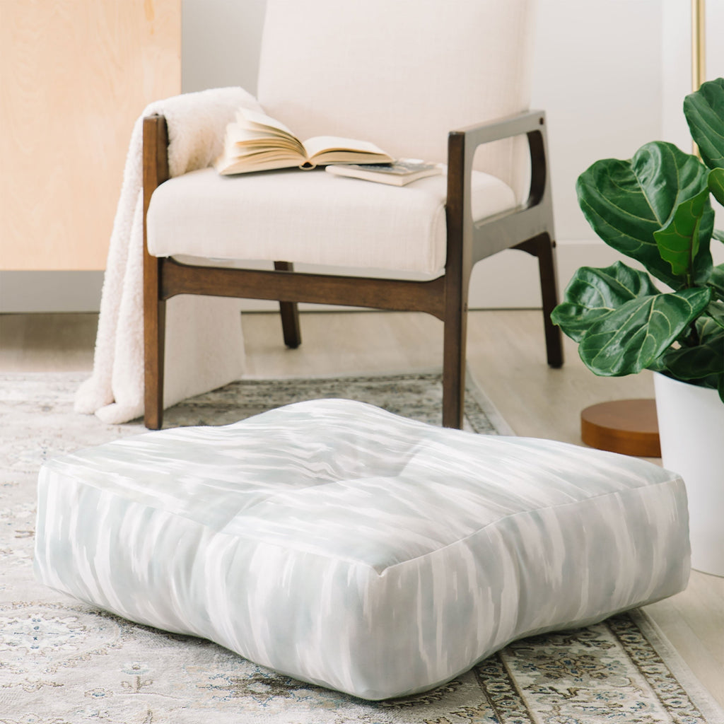 Jacqueline Maldonado Watercolor Wood Grain Floor Pillow Square
