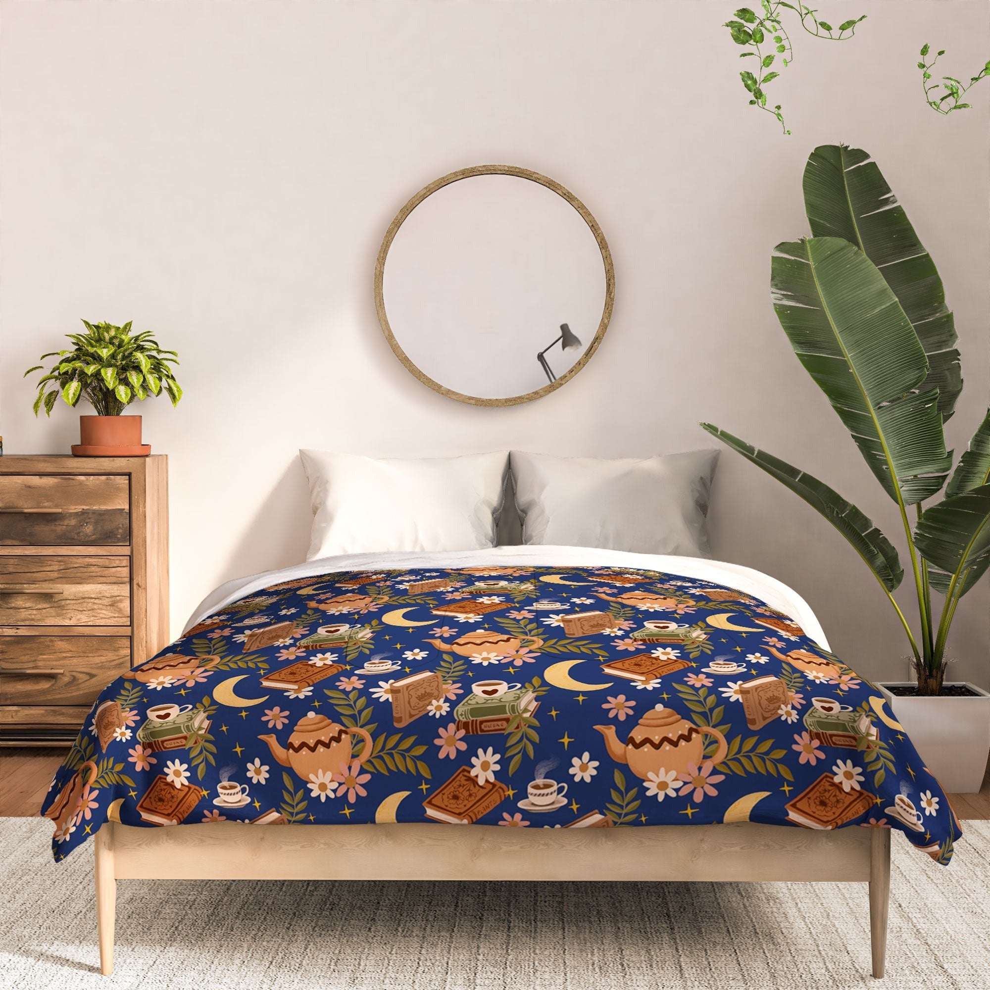 Avenie Moonlit Reading Nook II Comforter