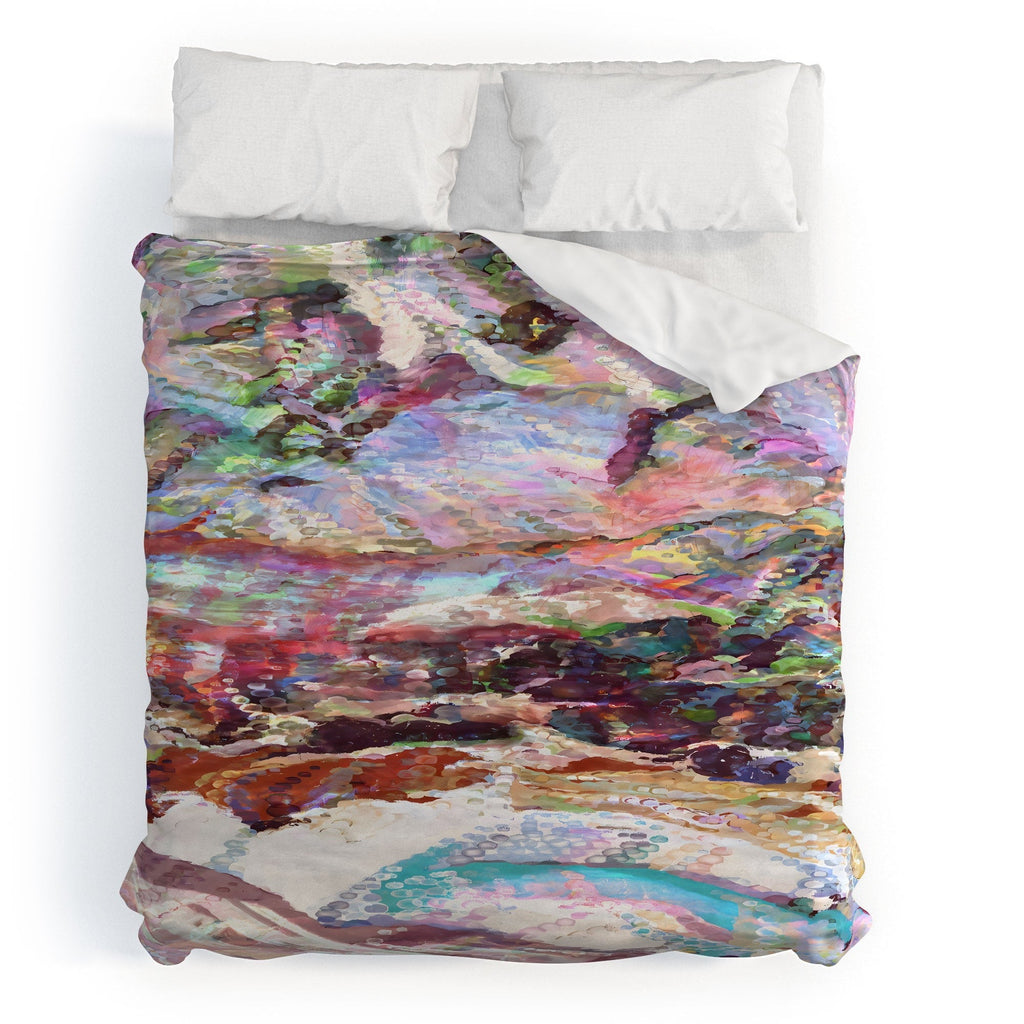 83 Oranges Sequin Haze Duvet Cover