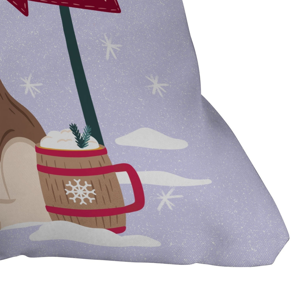 Design by Spark St Bernard Apres All Day Outdoor Throw Pillow