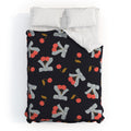 Jennifer Labre Cherries and Bows Duvet Cover