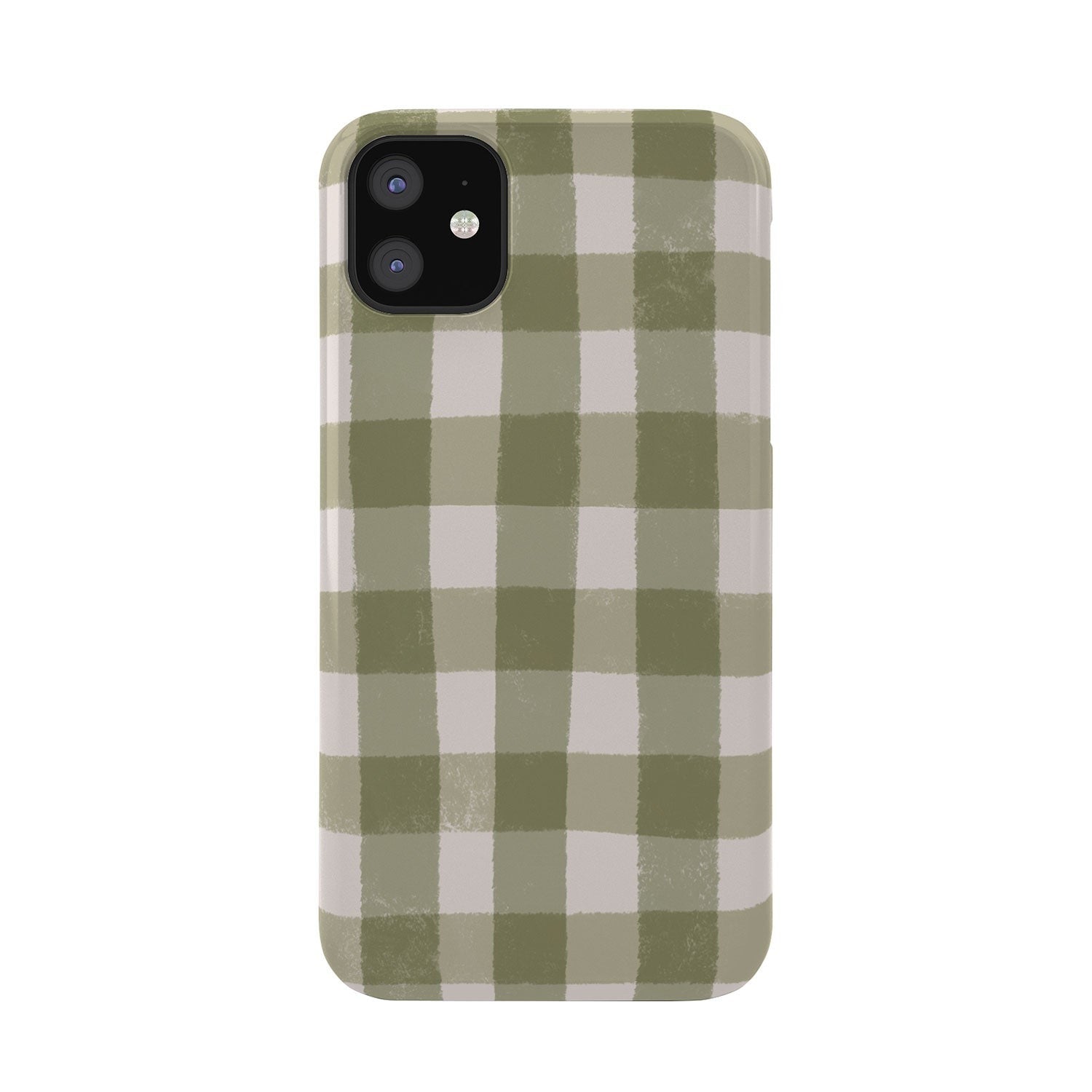 Menina Lisboa Rustic Green Plaid Phone Case