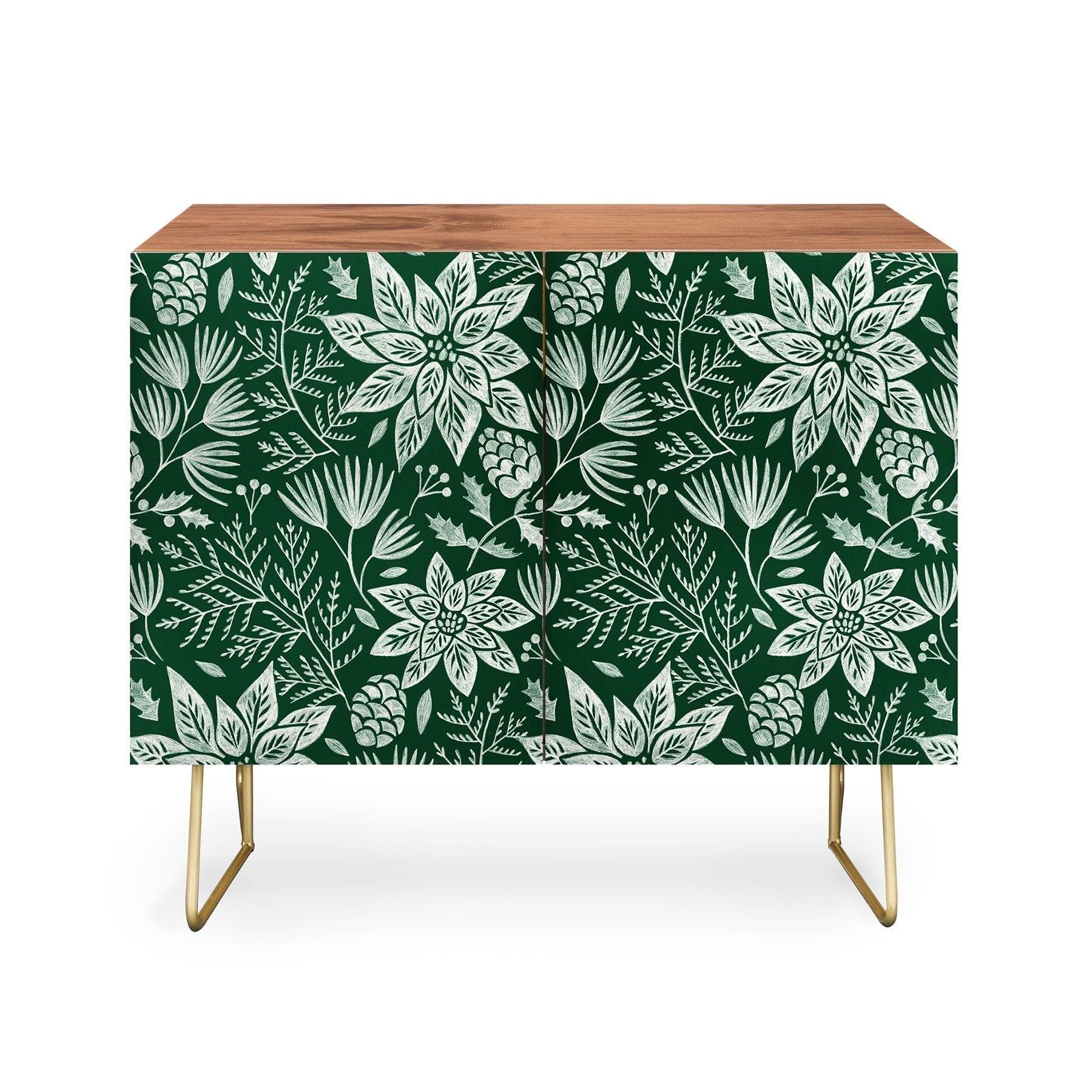Pimlada Phuapradit Christmas Poinsettia Credenza
