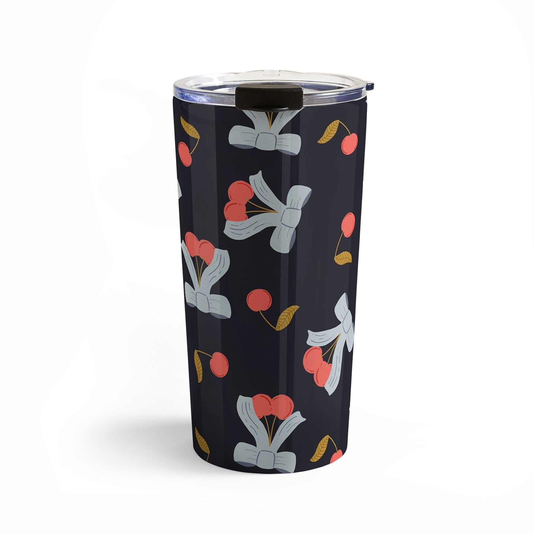 Jennifer Labre Cherries and Bows Travel Mug